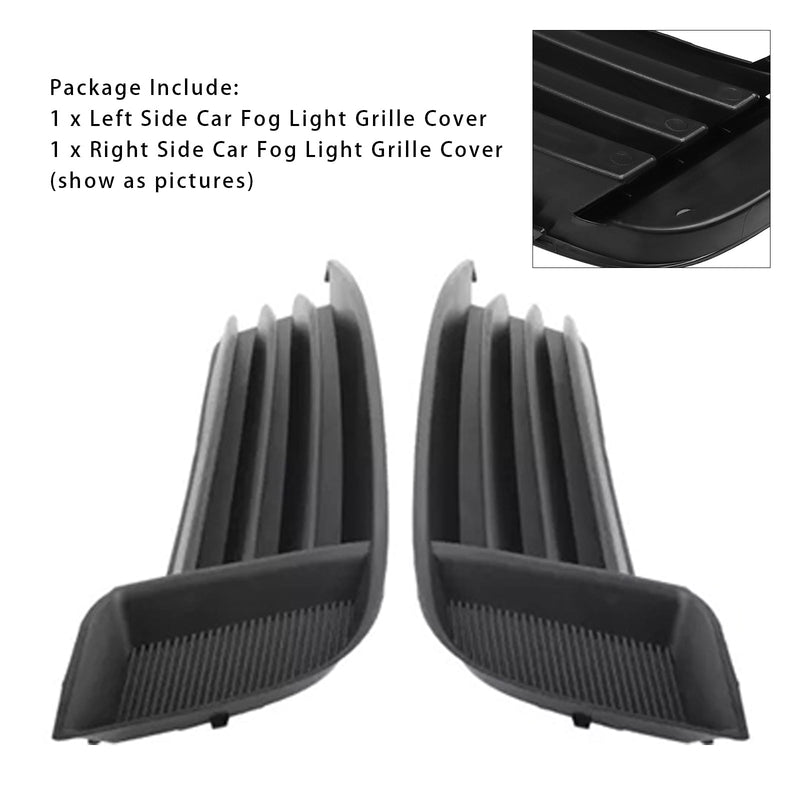 Audi A3 S3 2013-2017 Pair Car Front Bumper Fog Light Grille
