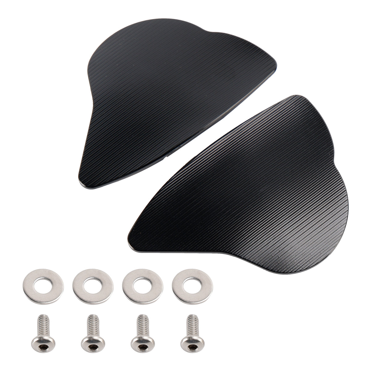 Yamaha YZF-R6 YZF-R7 2017-2024 CNC Aluminum Black Mirror Block Off Plates