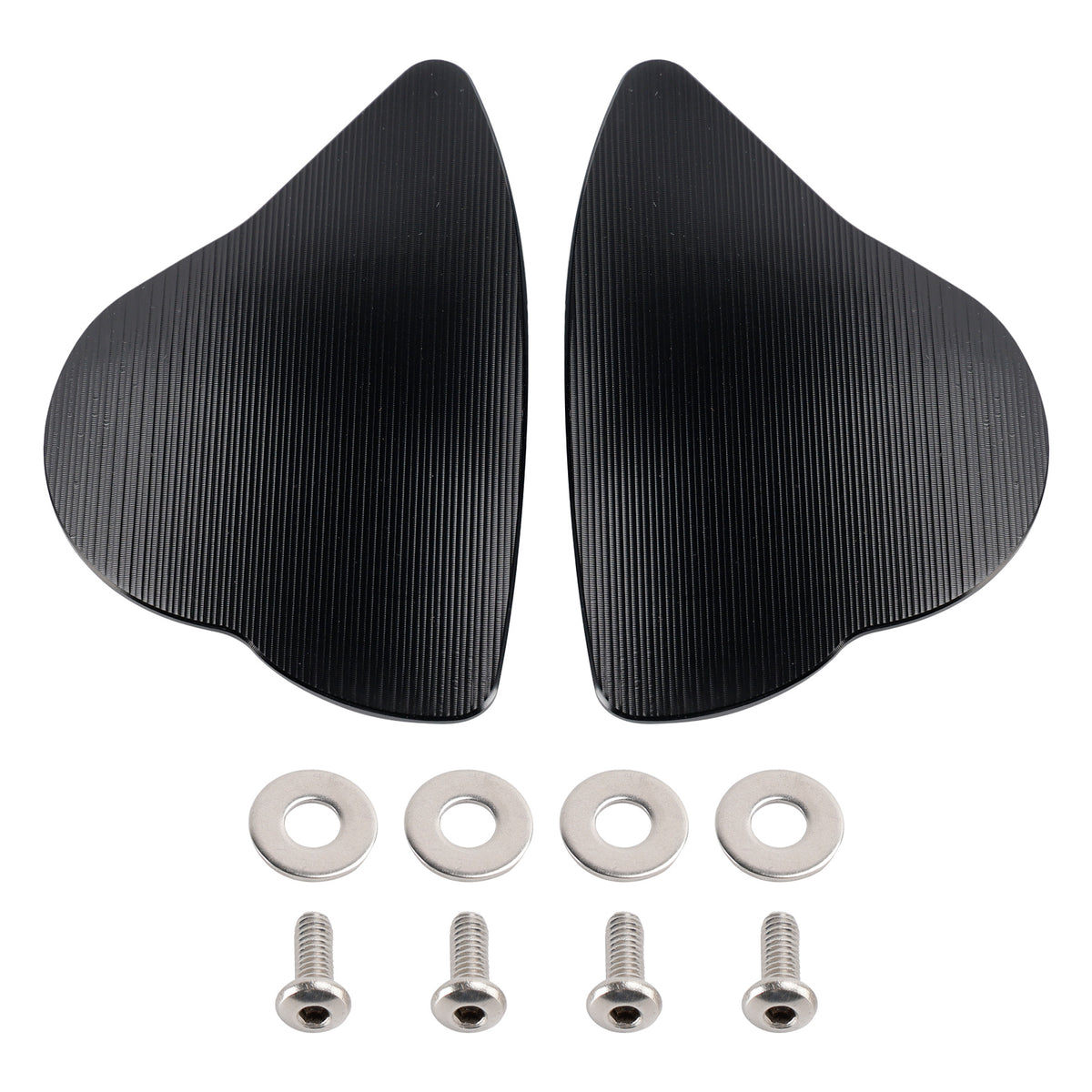 Yamaha YZF-R6 YZF-R7 2017-2024 CNC Aluminum Black Mirror Block Off Plates
