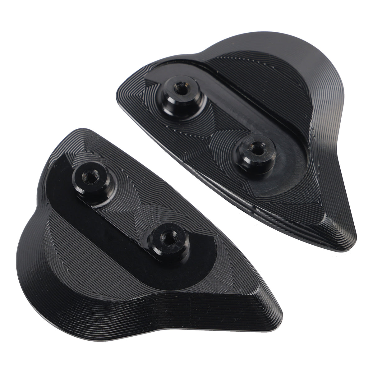 Yamaha YZF-R6 YZF-R7 2017-2024 CNC Aluminum Black Mirror Block Off Plates