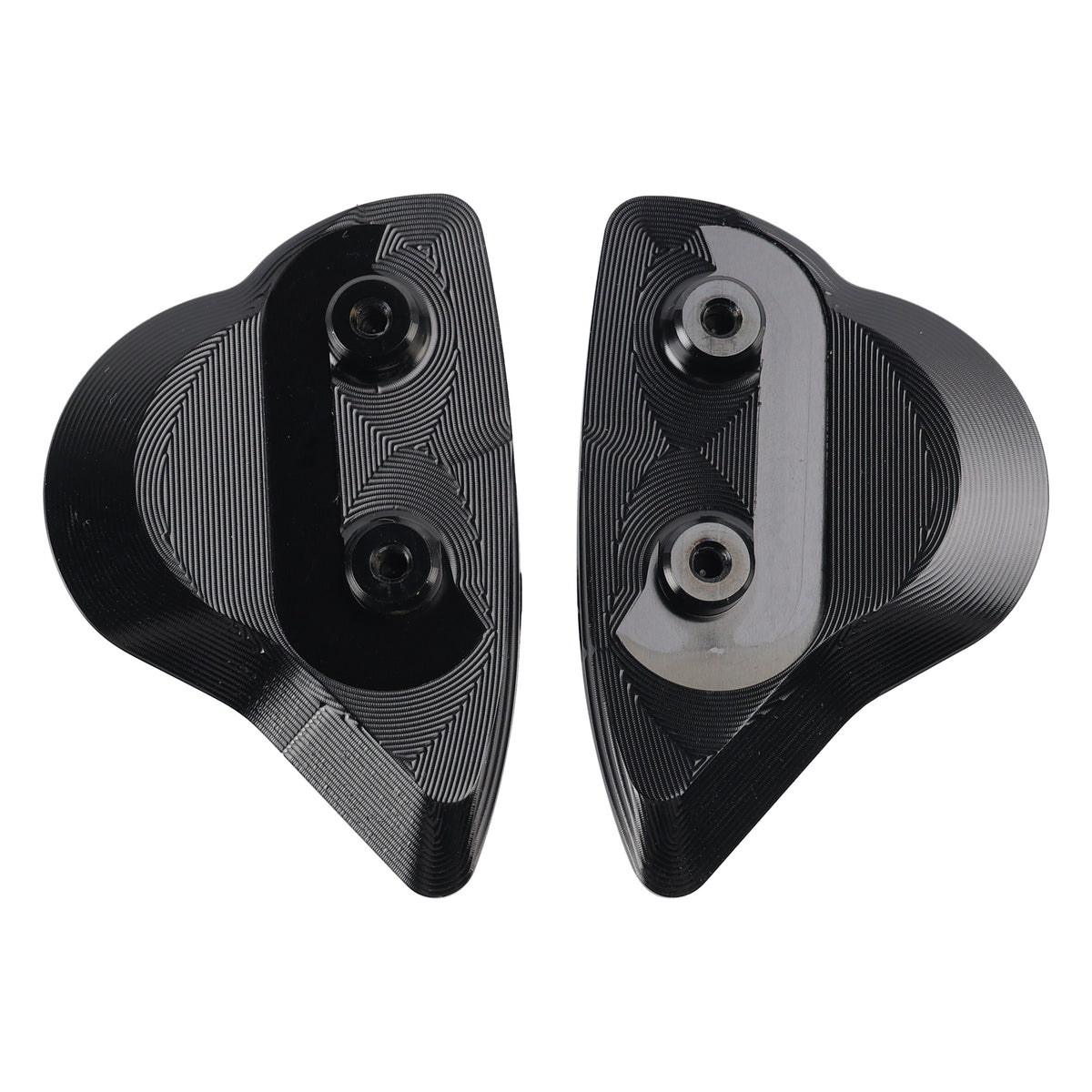 Yamaha YZF-R6 YZF-R7 2017-2024 CNC Aluminum Black Mirror Block Off Plates