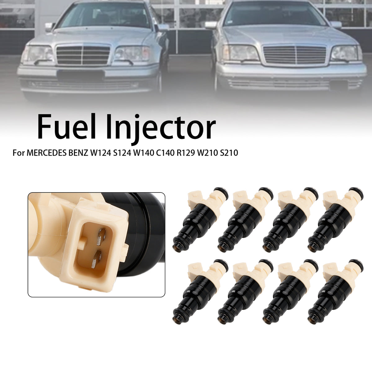 MERCEDES W124 W140 W210 R129 A0000786523 8PCS Fuel Injector 0000788323
