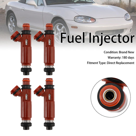 Mazda Miata 1.8L 1999-2001 1955003310 4PCS Fuel Injector 195500-3310