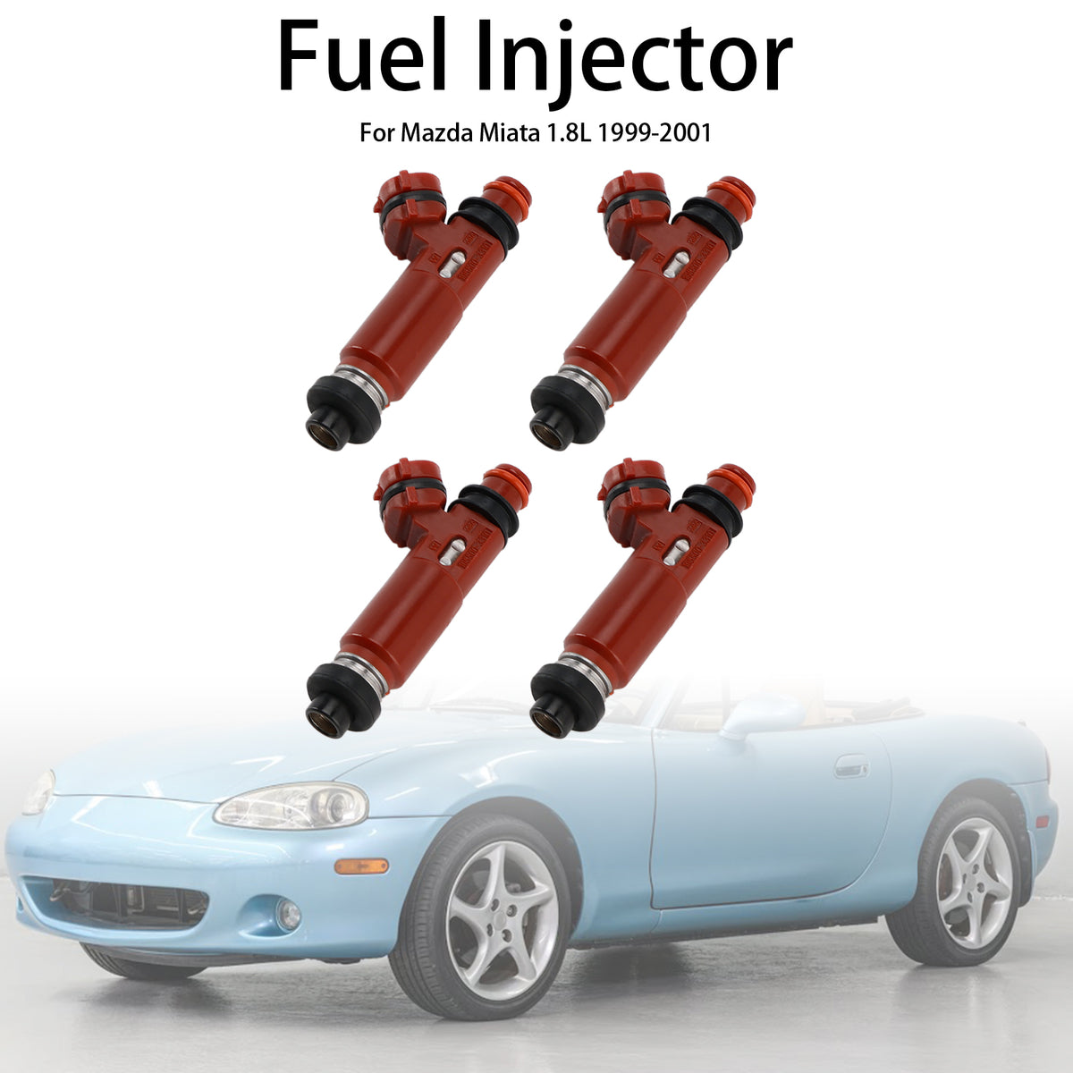Mazda Miata 1.8L 1999-2001 1955003310 4PCS Fuel Injector 195500-3310
