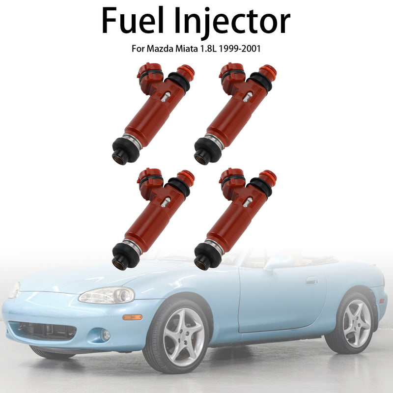 Mazda Miata 1.8L 1999-2001 1955003310 4PCS Fuel Injector 195500-3310