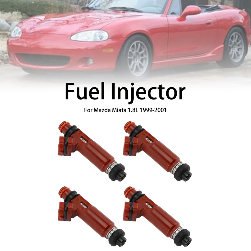 Mazda Miata 1.8L 1999-2001 1955003310 4PCS Fuel Injector 195500-3310
