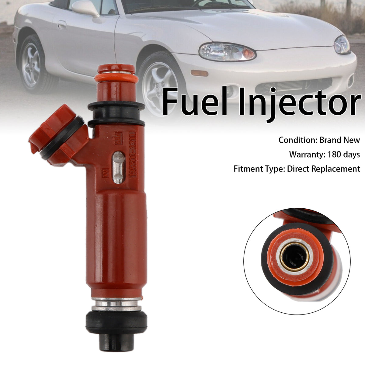 Mazda Miata 1.8L 1999-2001 1955003310 1PCS Fuel Injector 195500-3310