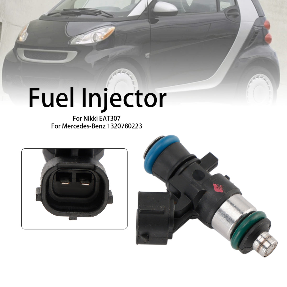Smart Fortwo 1.0L 2008-2015 1465A129 1PCS Fuel Injector EAT307