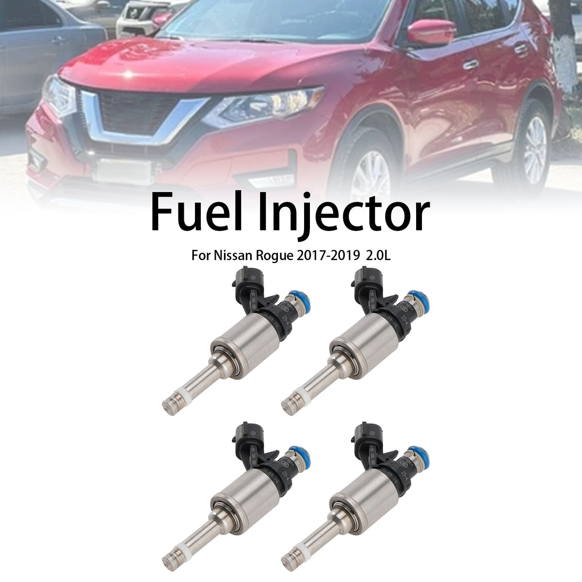 Nissan Rogue 2017-2019 2.0L 16600-1VA0A 4PCS Fuel Injector 0261500090