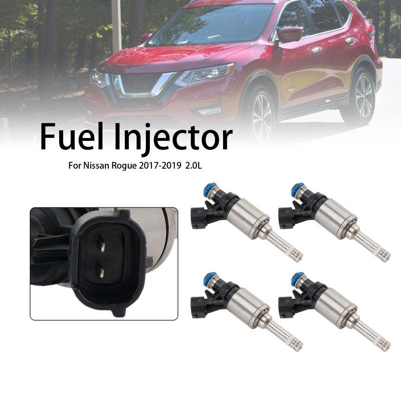 Nissan Rogue 2017-2019 2.0L 16600-1VA0A 4PCS Fuel Injector 0261500090