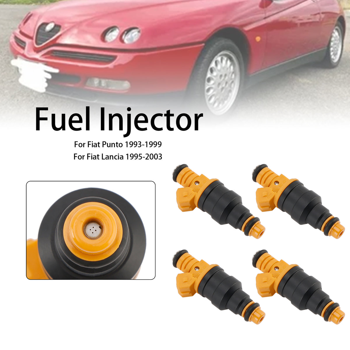 Opel Senator B 3.0L 1988-1993 93208787 4PCS Fuel Injector 0280150962