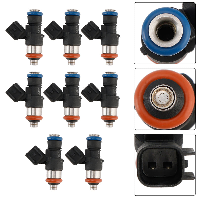 Chevrolet Caprice PPV 6.0L V8 2011-2017 8PCS Fuel Injector 12639221