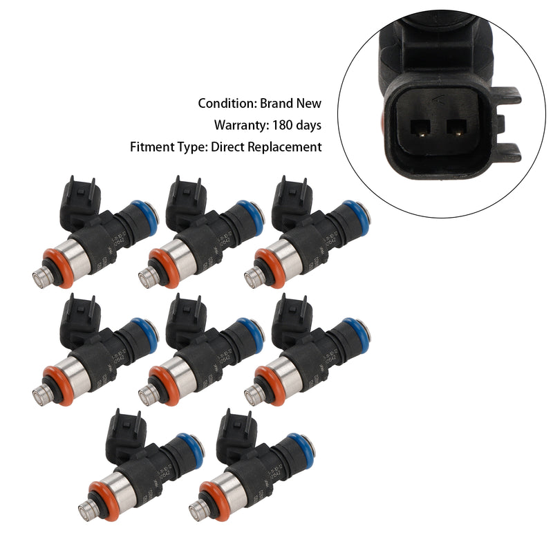 Chevrolet Caprice PPV 6.0L V8 2011-2017 8PCS Fuel Injector 12639221