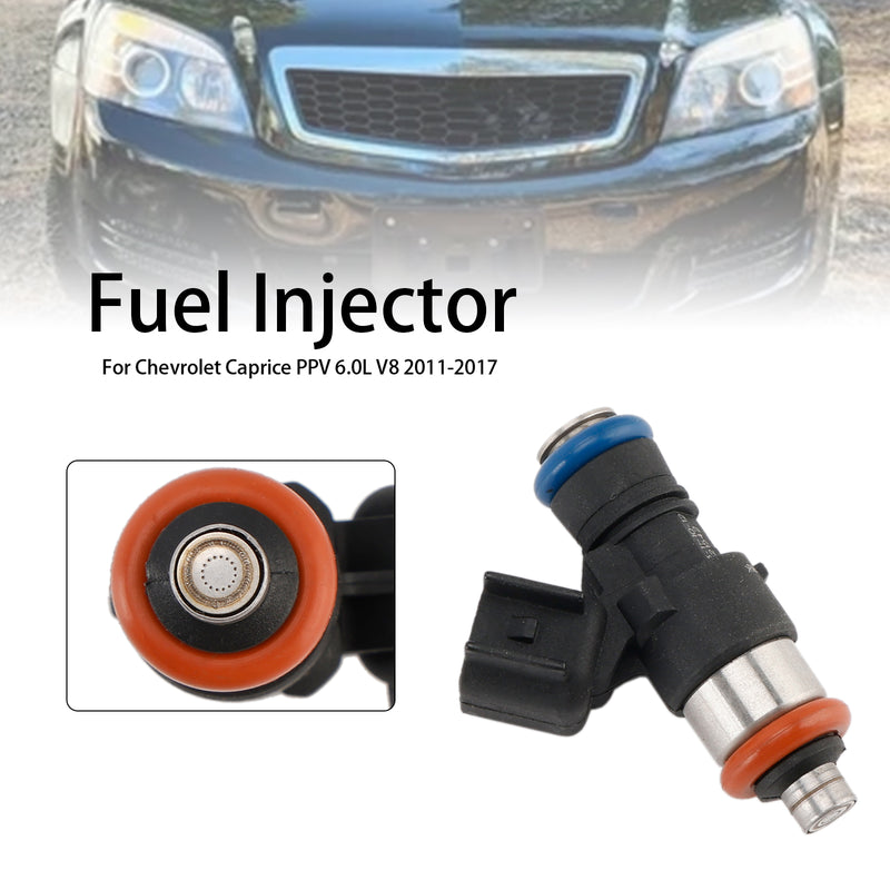 Chevrolet Caprice PPV 6.0L V8 2011-2017 1PCS Fuel Injector 12639221