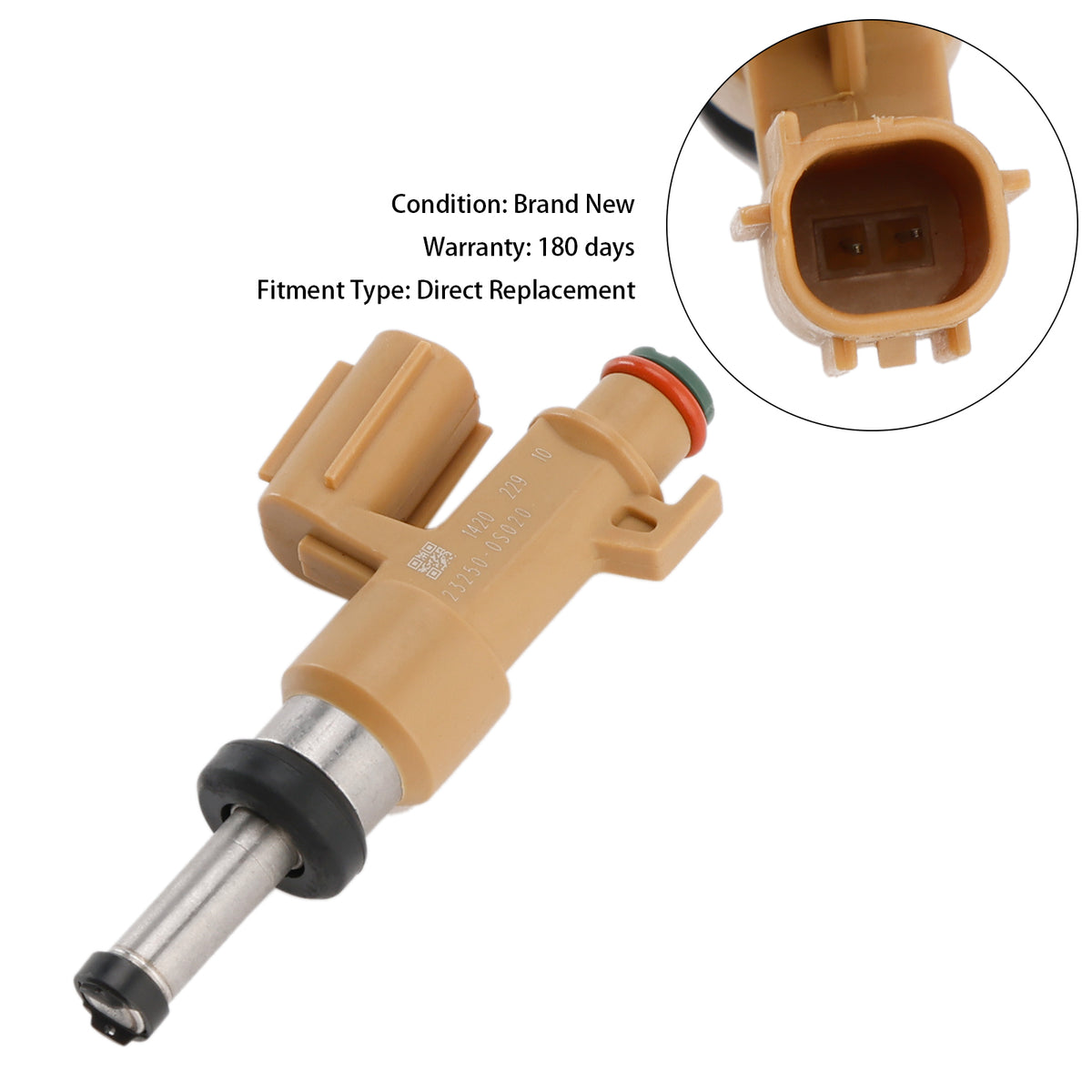 Toyota Tundra Sequoia 4.6L 5.7L 2008-2019 1PCS Fuel Injector 23250-0S020
