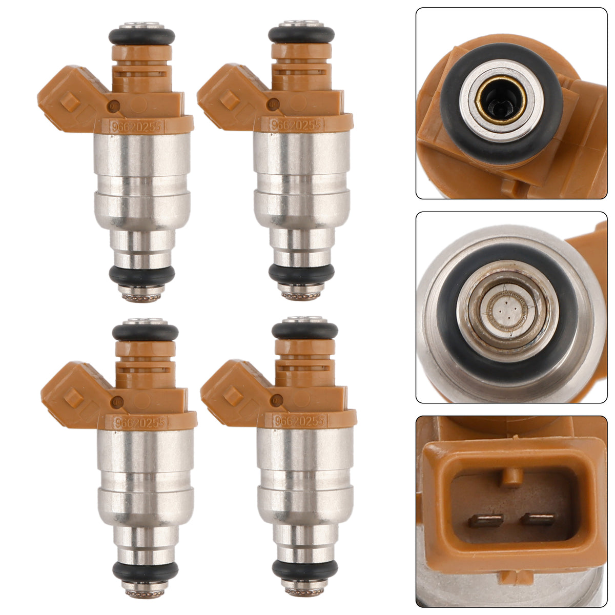 Chevrolet Fit Daewoo Matiz 0.8L 1.0L 96518620 4PCS Fuel Injector 96620255