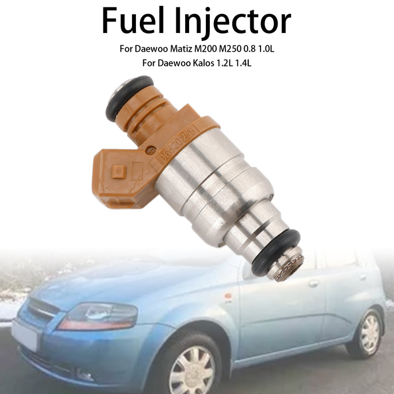 Chevrolet Fit Daewoo Matiz 0.8L 1.0L 96518620 1PCS Fuel Injector 96620255
