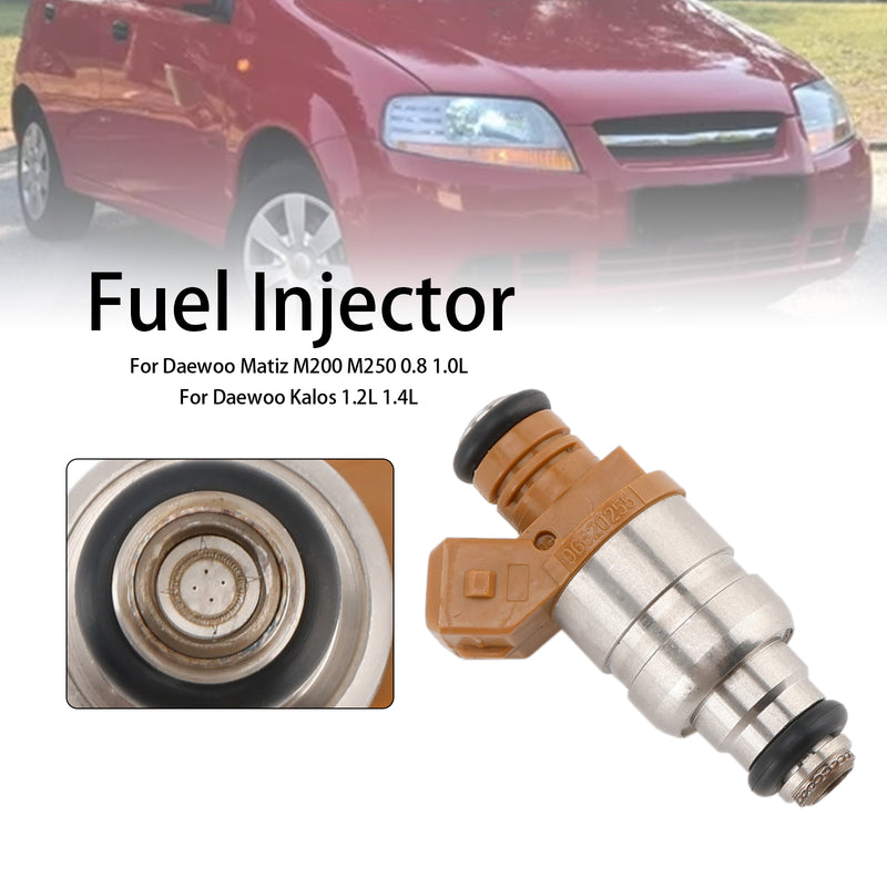 Chevrolet Fit Daewoo Matiz 0.8L 1.0L 96518620 1PCS Fuel Injector 96620255