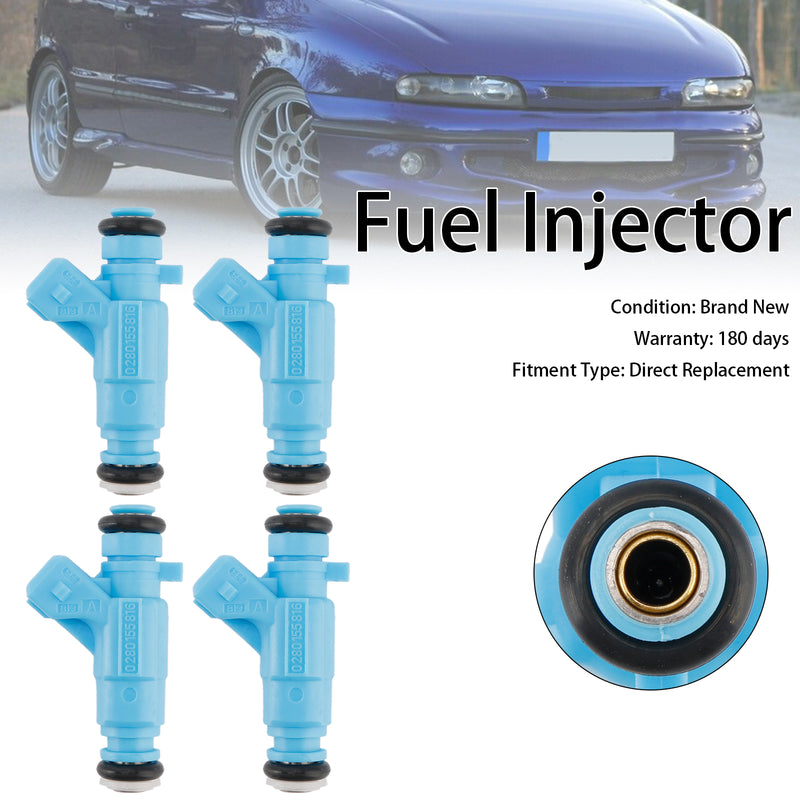 Fiat Brava Bravo I Palio Punto Siena Lancia Y 4PCS Fuel Injector 0280155816