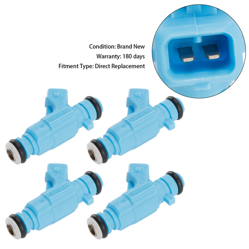 Fiat Brava Bravo I Palio Punto Siena Lancia Y 4PCS Fuel Injector 0280155816