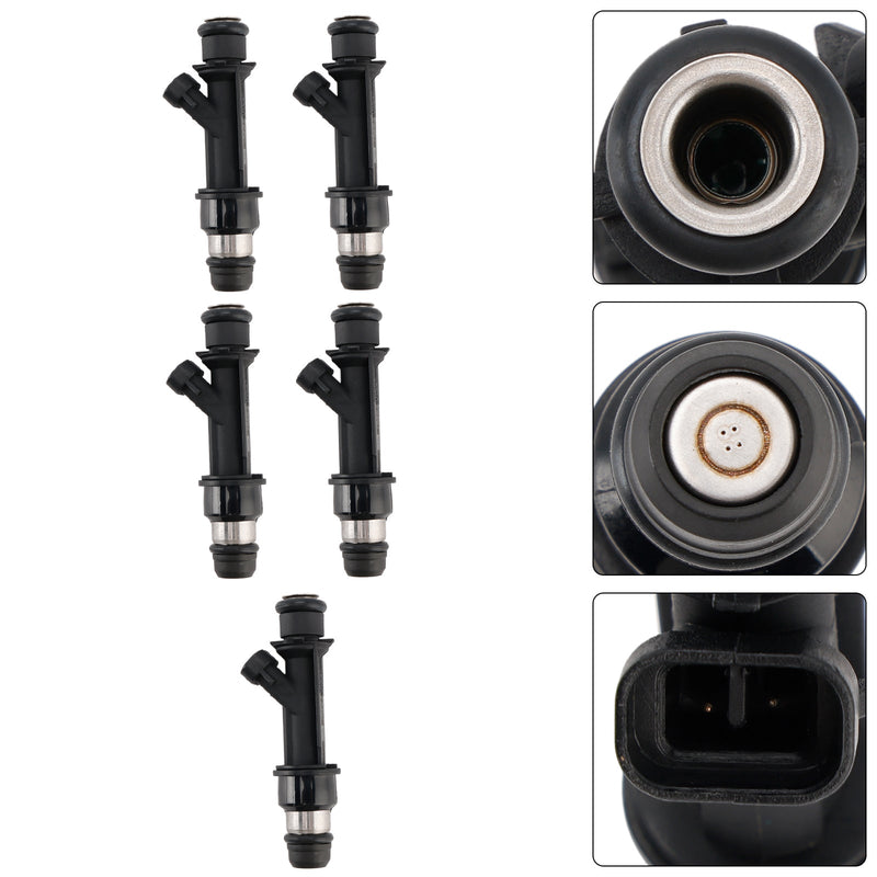 5PCS 12589465 Fuel Injector Fit Hummer H3 Fit Chevrolet Trailblazer Colorado