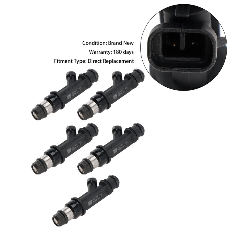 5PCS 12589465 Fuel Injector Fit Hummer H3 Fit Chevrolet Trailblazer Colorado