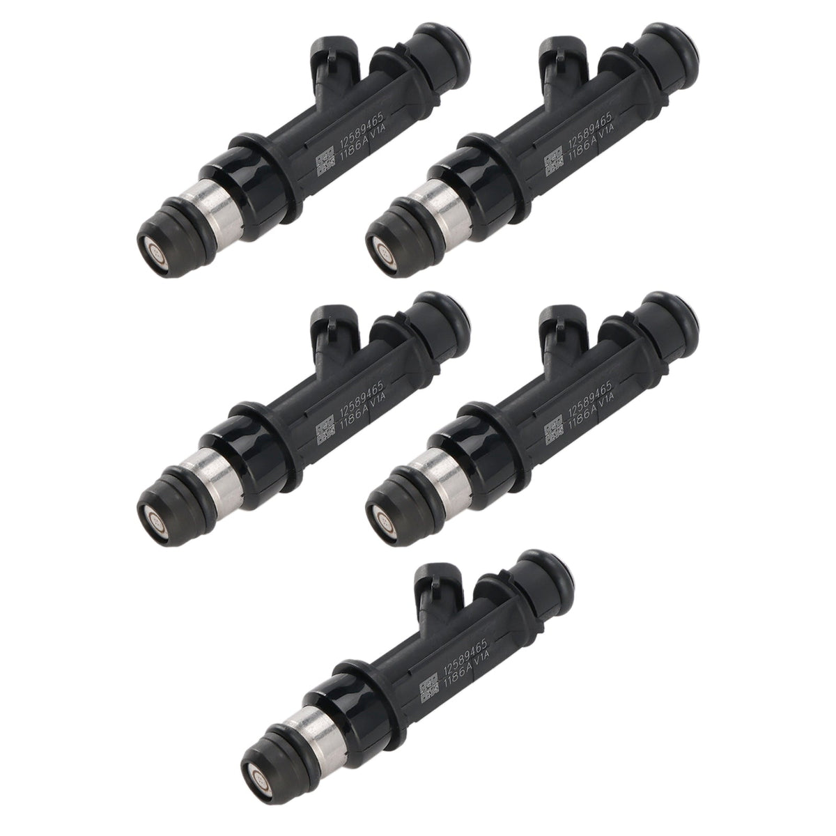 5PCS 12589465 Fuel Injector Fit Hummer H3 Fit Chevrolet Trailblazer Colorado