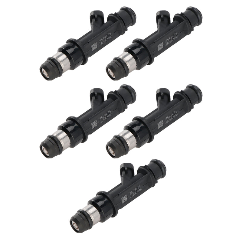 5PCS 12589465 Fuel Injector Fit Hummer H3 Fit Chevrolet Trailblazer Colorado