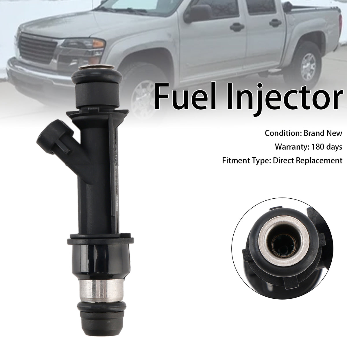 Hummer H3 Fit Chevrolet Trailblazer Colorado 1PCS Fuel Injector 12589465