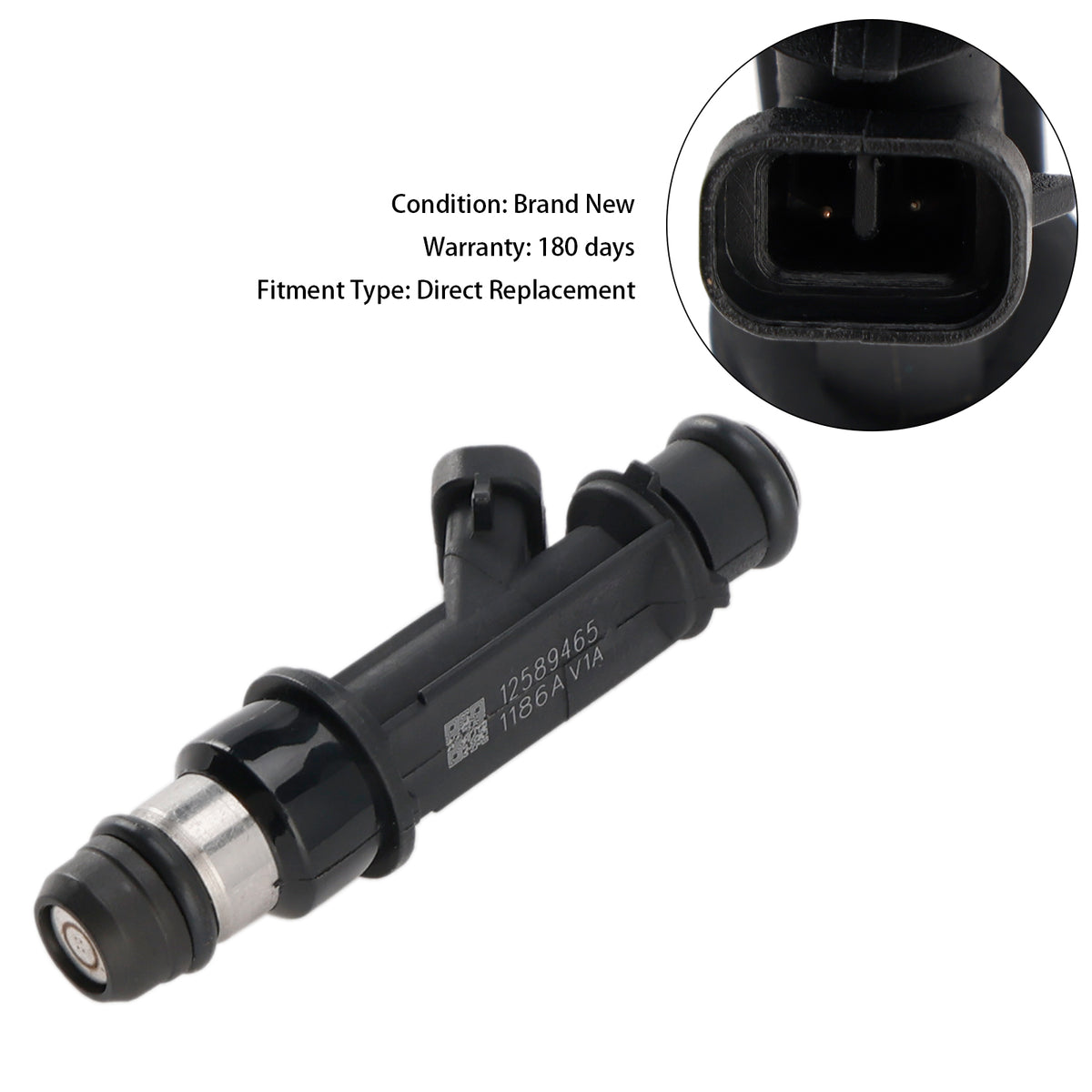 Hummer H3 Fit Chevrolet Trailblazer Colorado 1PCS Fuel Injector 12589465