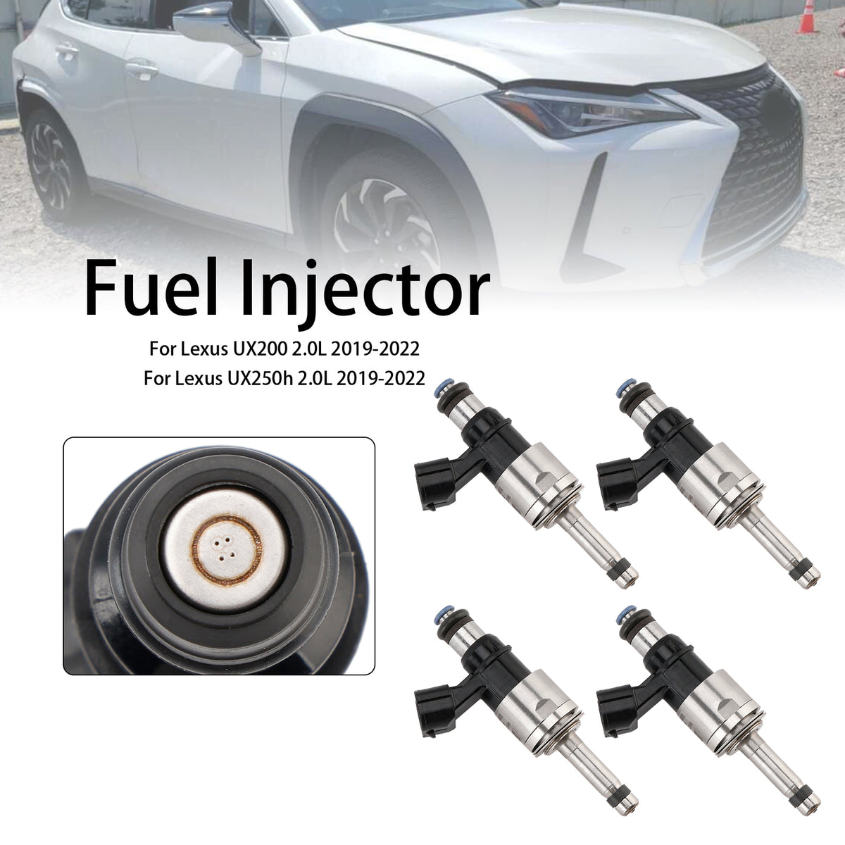 Lexus UX200 UX250h Fit Corolla 2019-2022 4PCS Fuel Injector 23250-24010