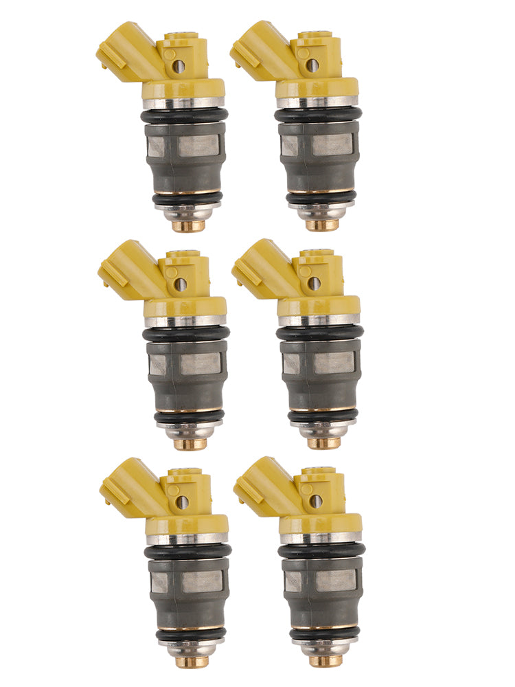 Denso 650CC Fit Toyota Supra JZA80 2JZGTE 2JZ 6PCS Fuel Injector 1001-87091