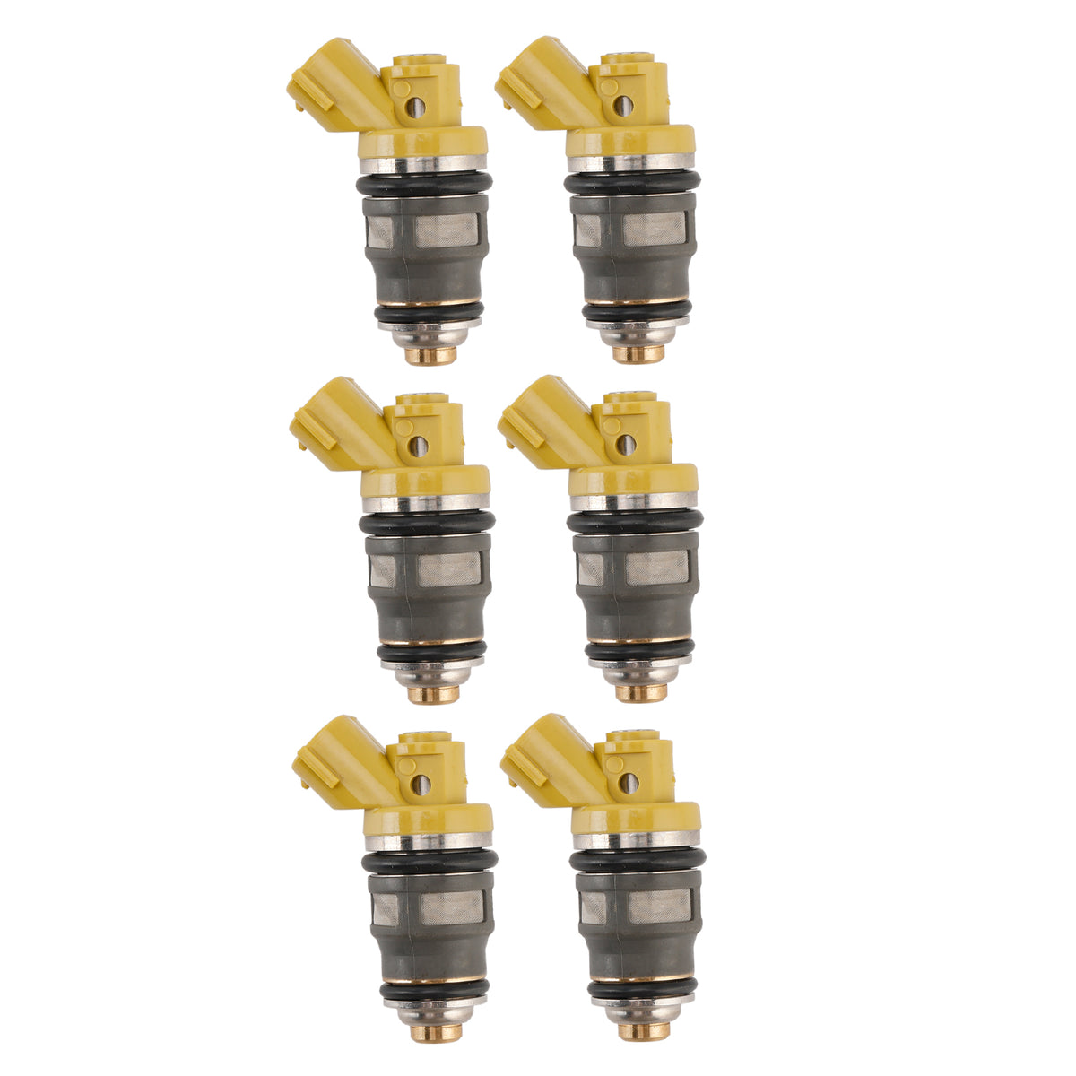 Denso 650CC Fit Toyota Supra JZA80 2JZGTE 2JZ 6PCS Fuel Injector 1001-87091