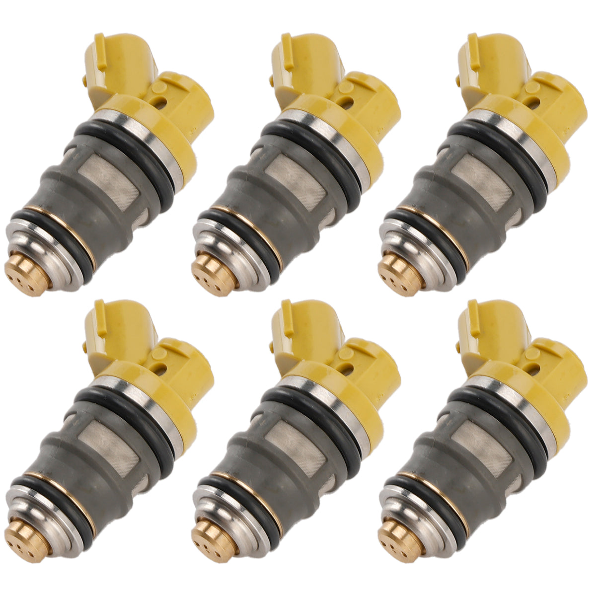 Denso 650CC Fit Toyota Supra JZA80 2JZGTE 2JZ 6PCS Fuel Injector 1001-87091