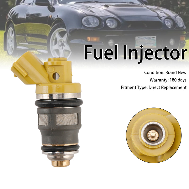 Denso 650CC Fit Toyota Supra JZA80 2JZGTE 2JZ 1PCS Fuel Injector 1001-87091