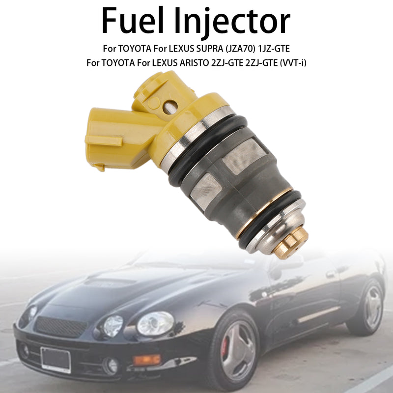 Denso 650CC Fit Toyota Supra JZA80 2JZGTE 2JZ 1PCS Fuel Injector 1001-87091
