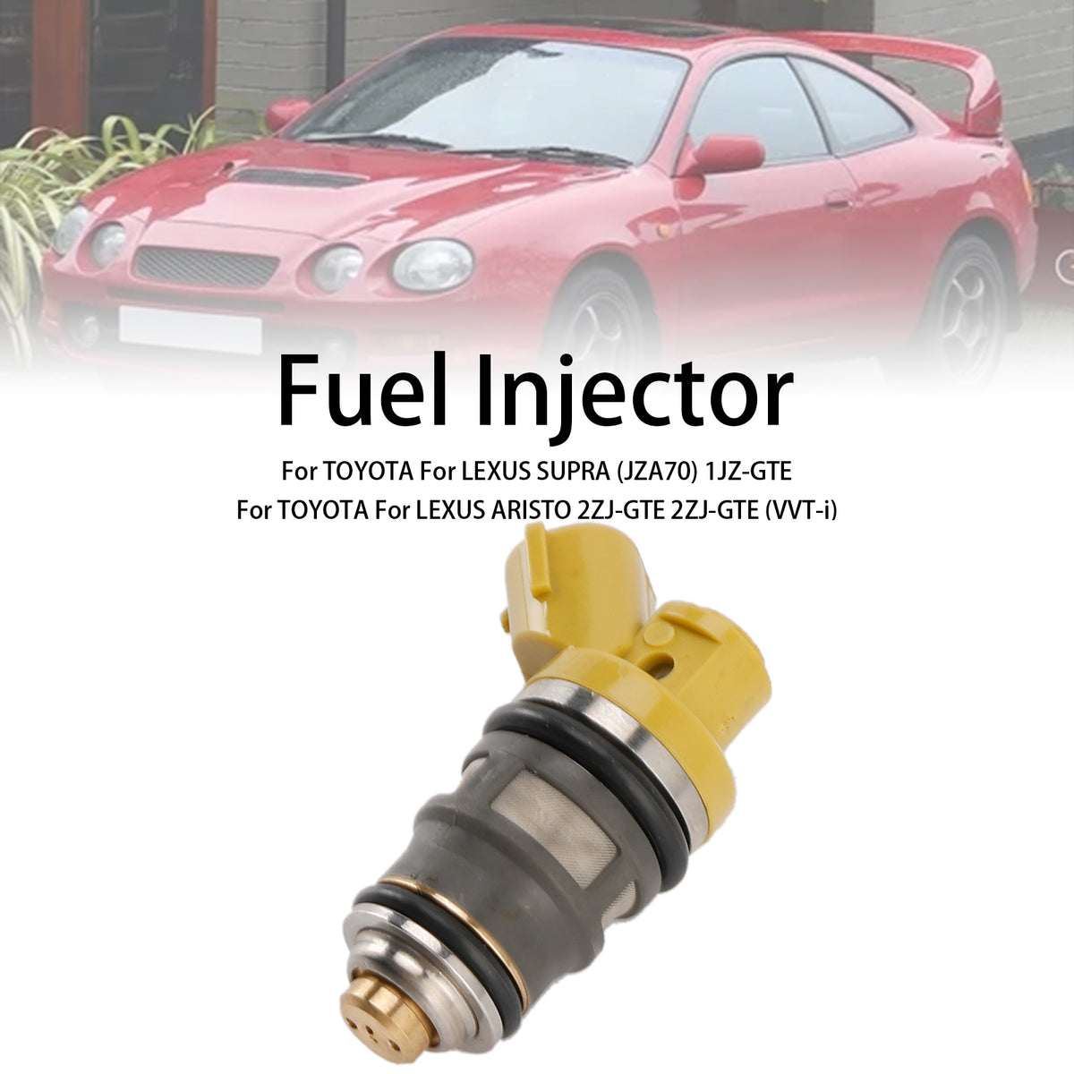Denso 650CC Fit Toyota Supra JZA80 2JZGTE 2JZ 1PCS Fuel Injector 1001-87091