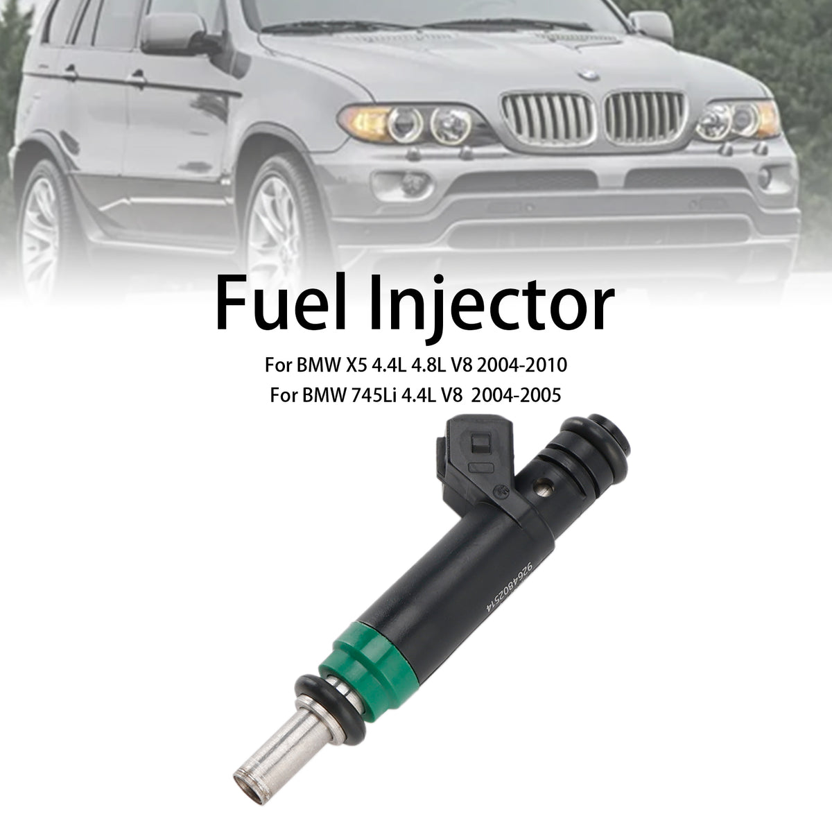 Siemens 2004-2010 FIT BMW X5 745Li/i 645Ci 545i 1PCS Fuel Injector 7525721