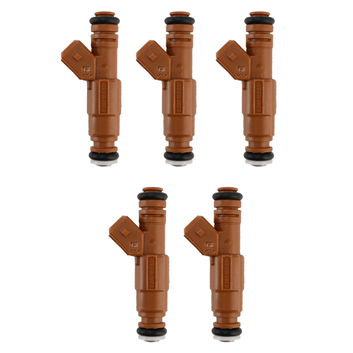 Volvo S60 S80 C70 XC90 2.4L 2.5L 1998-2009 5PCS Fuel Injector 0280155831