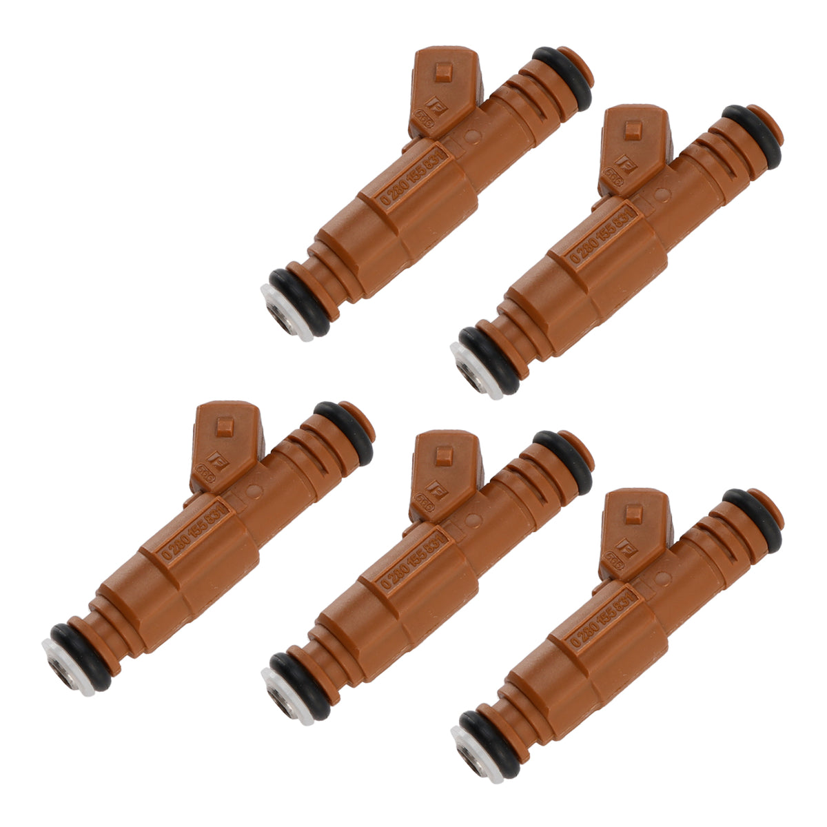 Volvo S60 S80 C70 XC90 2.4L 2.5L 1998-2009 5PCS Fuel Injector 0280155831