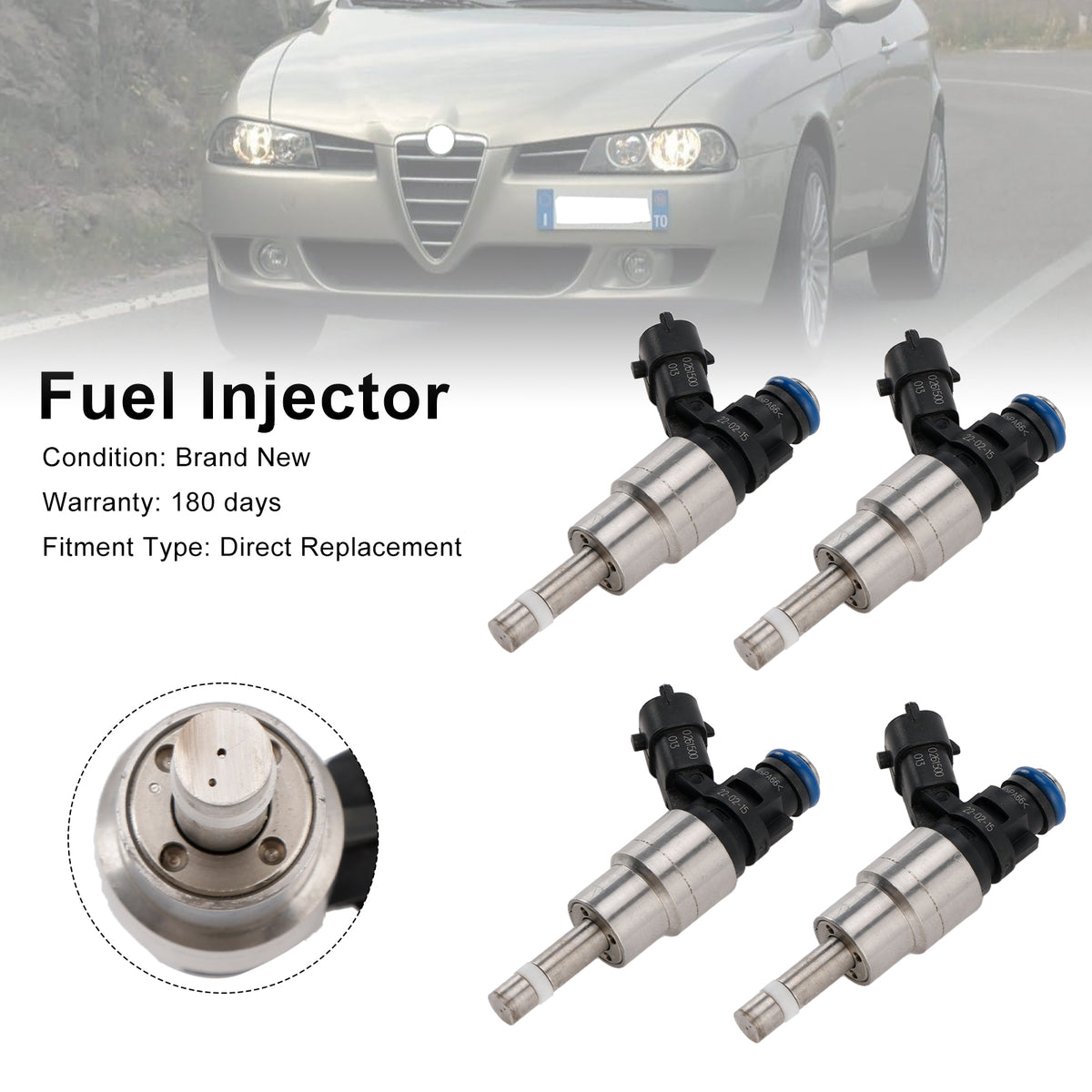 Alfa Romeo 156 932 GT 937 GTV Spider 916 2.0 4PCS Fuel Injector 0261500013
