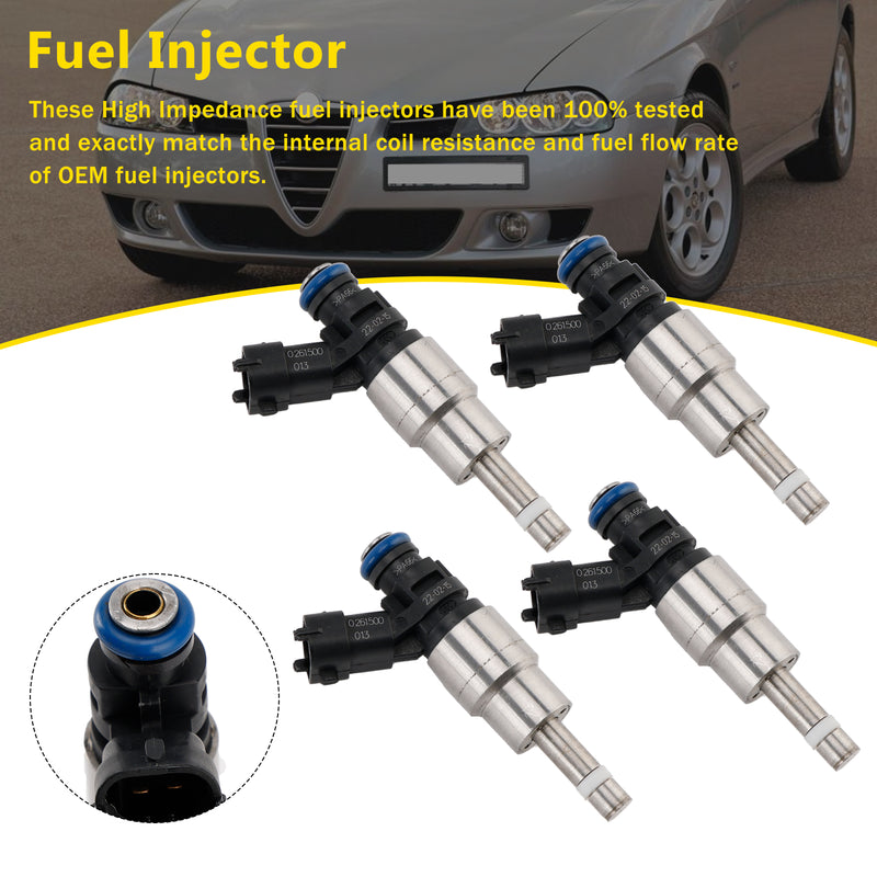 Alfa Romeo 156 932 GT 937 GTV Spider 916 2.0 4PCS Fuel Injector 0261500013