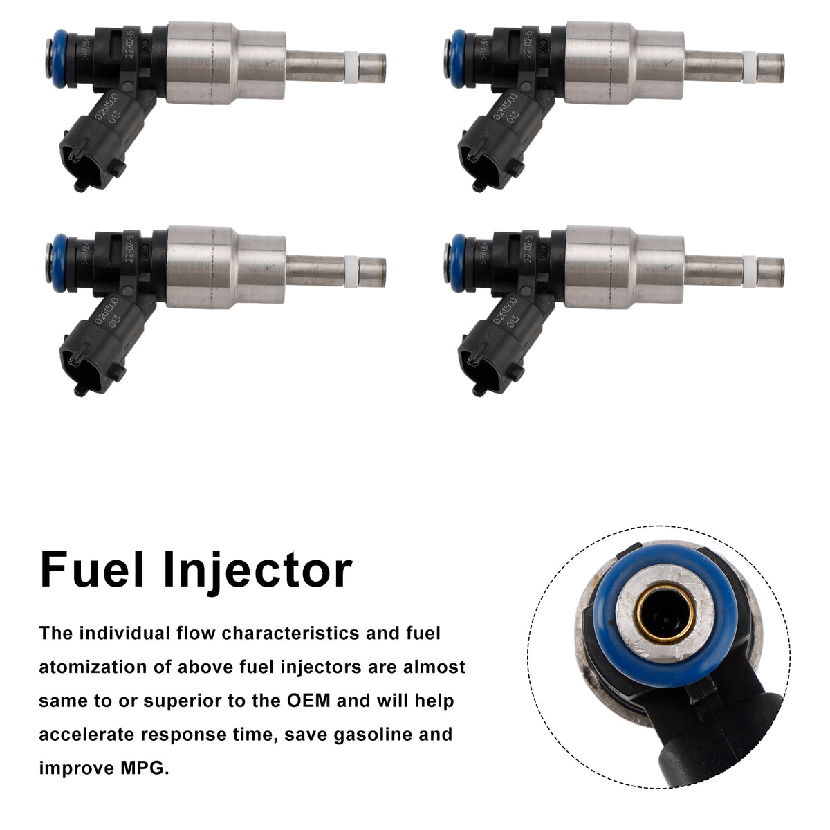 Alfa Romeo 156 932 GT 937 GTV Spider 916 2.0 4PCS Fuel Injector 0261500013