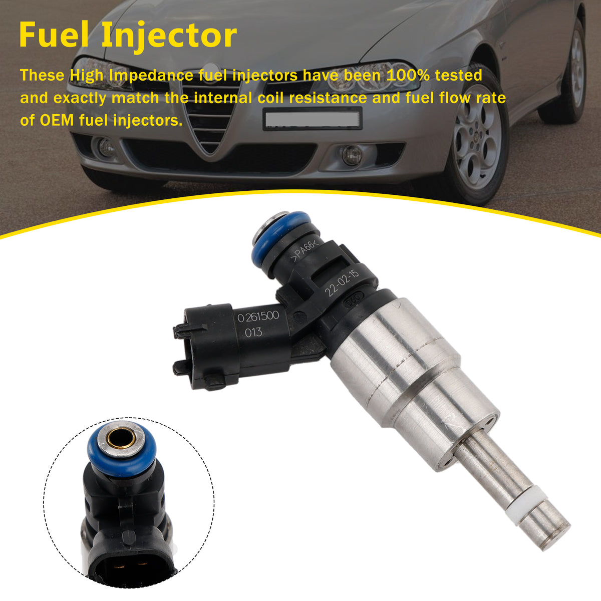 Alfa Romeo 156 932 GT 937 GTV Spider 916 2.0 1PCS Fuel Injector 0261500013
