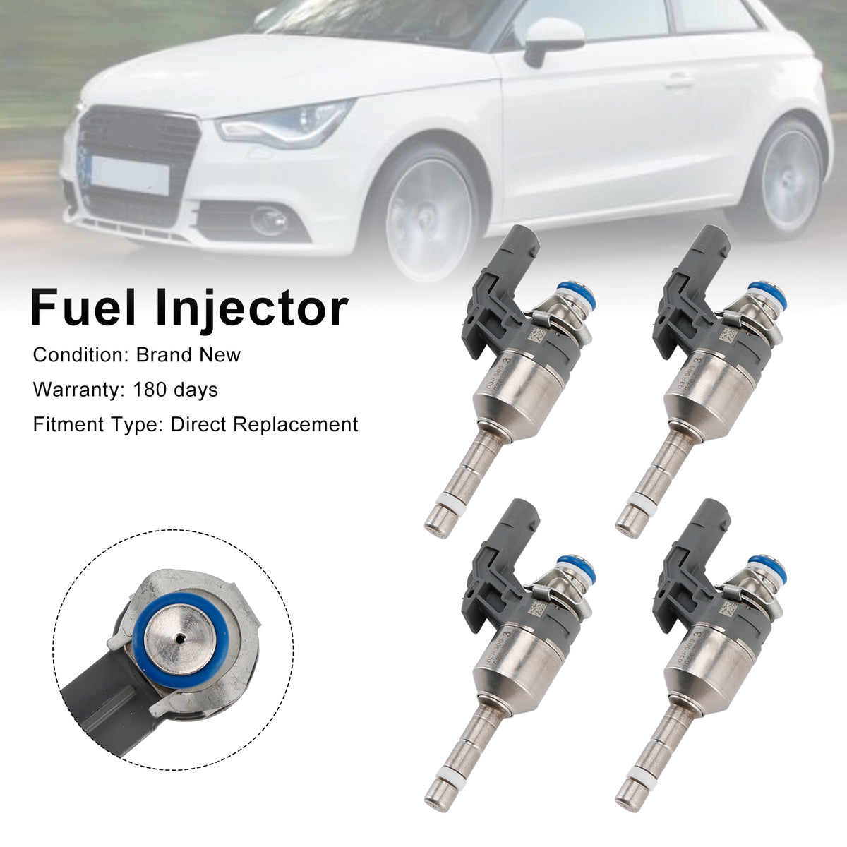 Audi A1 A3 Fit VW Beetle Golf 6 1.2 TSI/TSFI 4PCS Fuel Injector 03F906036B