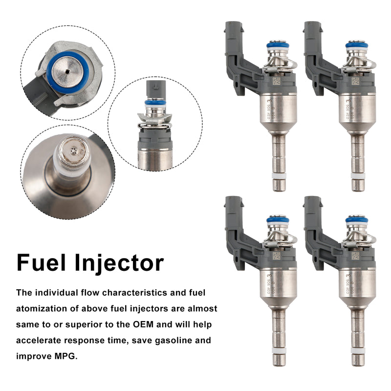 Audi A1 A3 Fit VW Beetle Golf 6 1.2 TSI/TSFI 4PCS Fuel Injector 03F906036B