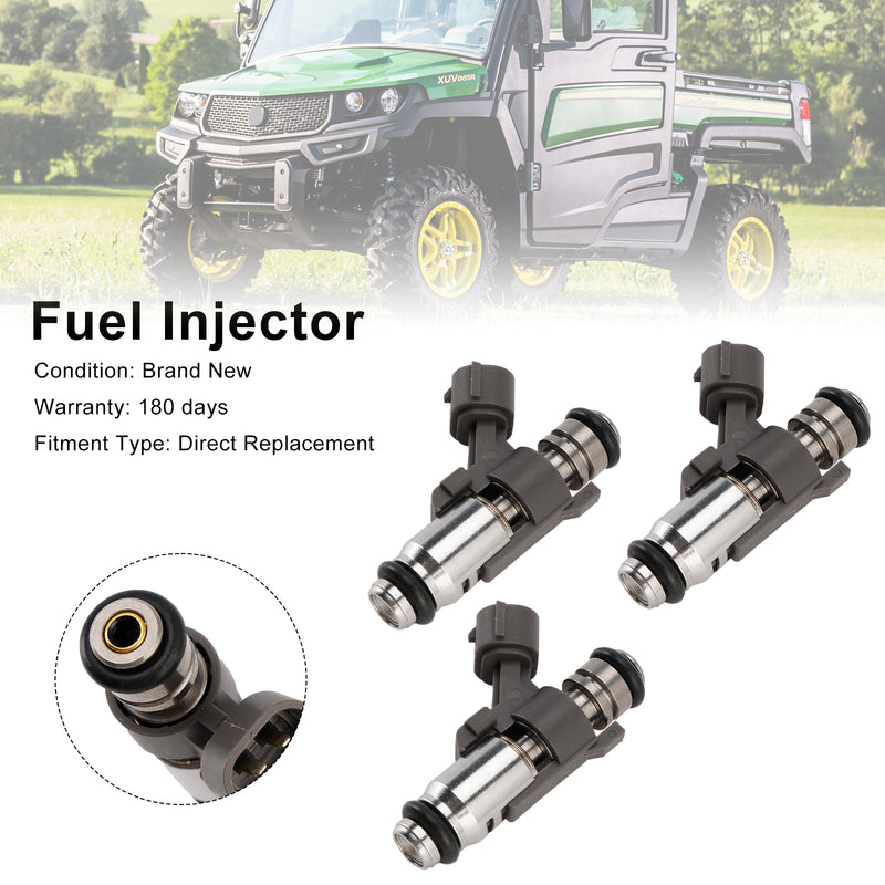 John Deere Gator XUV835M XUV835E XUV825E 3PCS Fuel Injector AUC11700