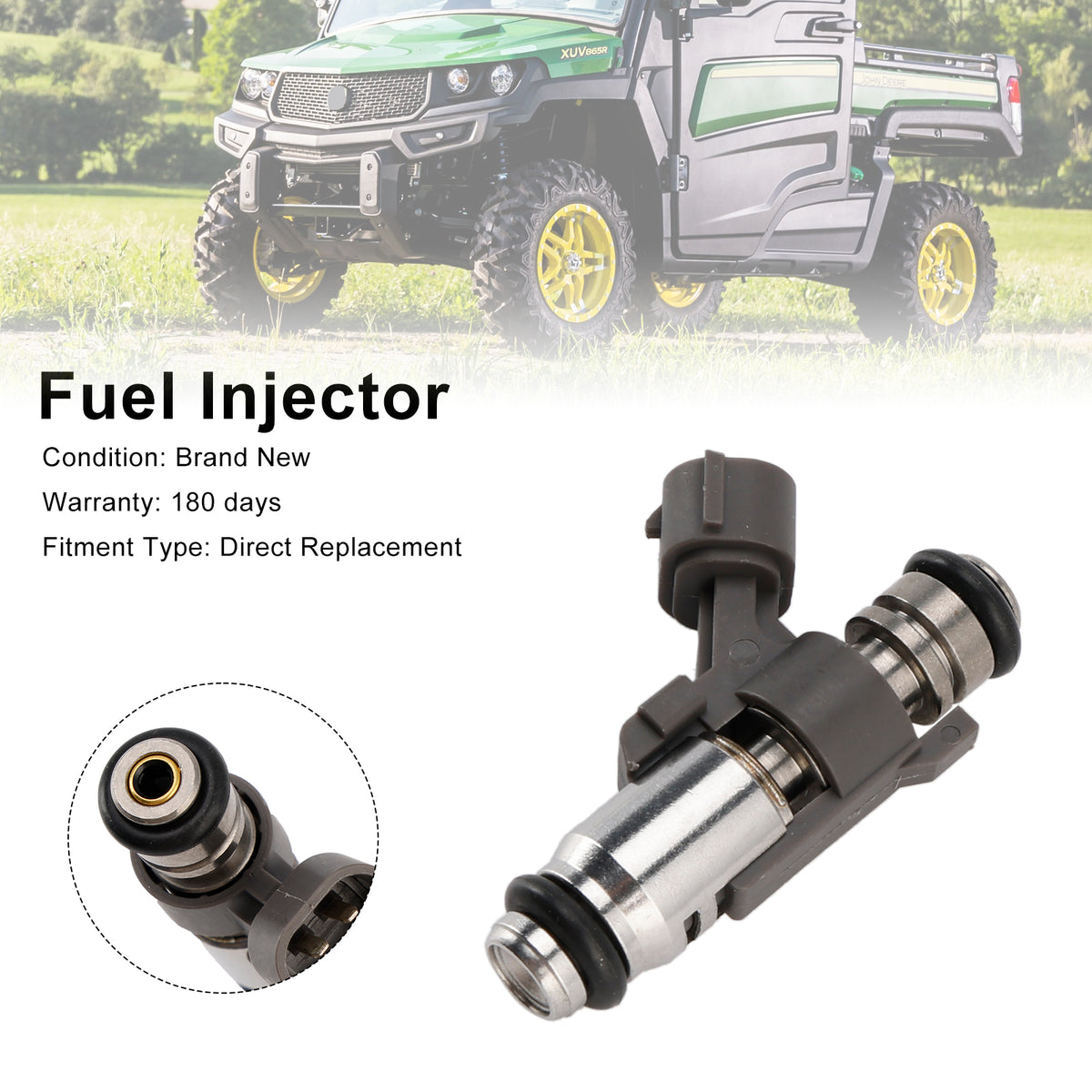 John Deere Gator XUV835M XUV835E XUV825E 1PCS Fuel Injector AUC11700