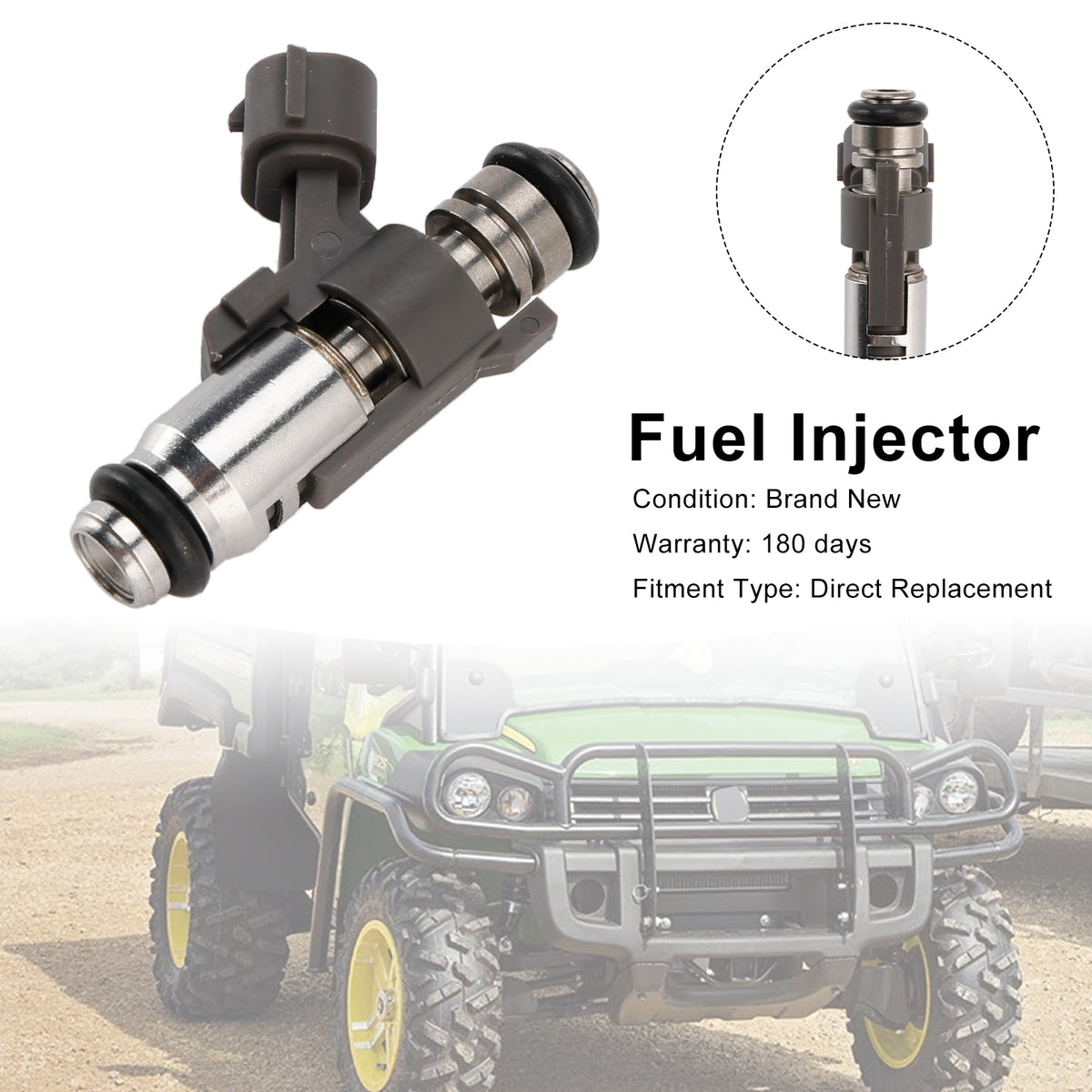 John Deere Gator XUV835M XUV835E XUV825E 1PCS Fuel Injector AUC11700