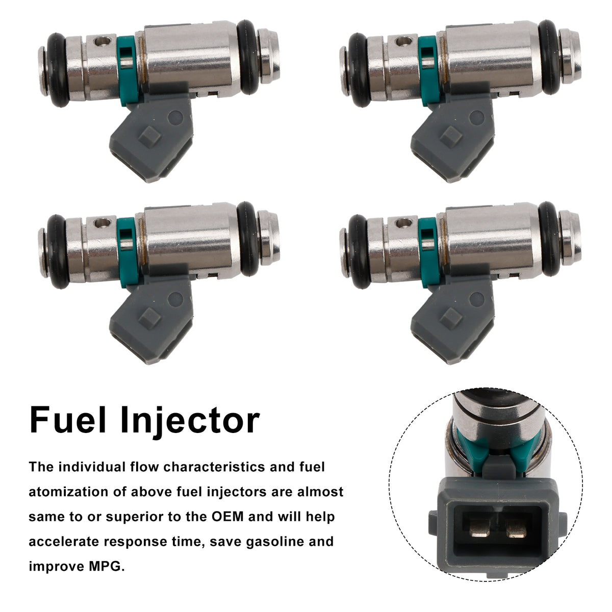 Renault Clio Espace Kangoo Laguna Megane 4PCS Fuel Iniector IWP042